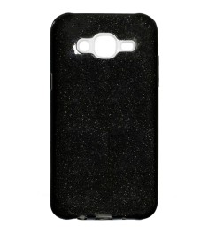 Силикон Glitter Samsung Galaxy J2 (2016) J200 (Чёрный)