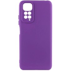 Силіконовий чохол Original Xiaomi Redmi Note 11  /  Note 11S (ShutCam) (Бузковий)