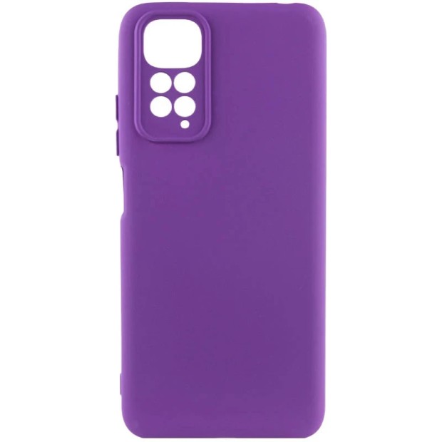 Силіконовий чохол Original Xiaomi Redmi Note 11 / Note 11S (ShutCam) (Бузковий) Силіконовий чохол Original Xiaomi Redmi Note 11 / Note 11S (ShutCam) (Бузковий)