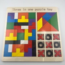 Деревянная головоломка 3in1 Деревянная головоломка 3in1