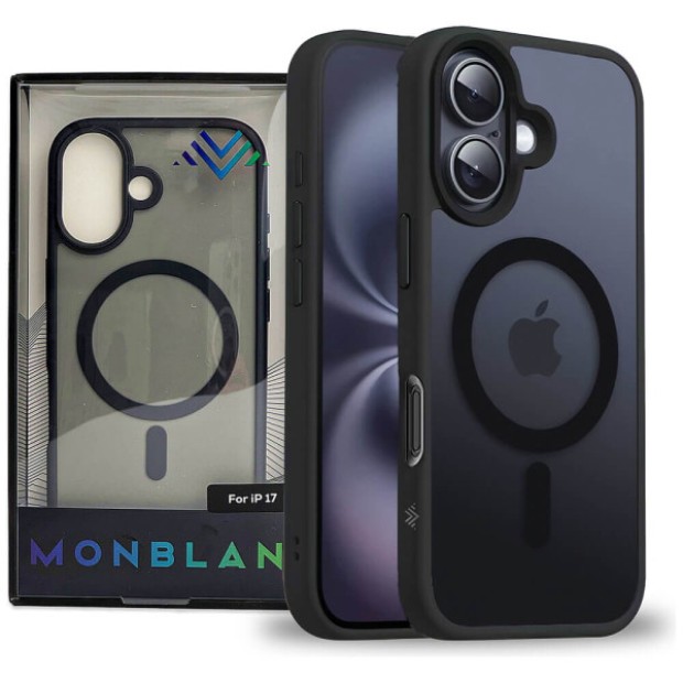 Накладка Monblan Magnetic Matte Magsafe Apple iPhone 17 (Black)