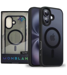 Чохол Monblan Magnetic Matte Magsafe для Apple iPhone 17 (Чорний)