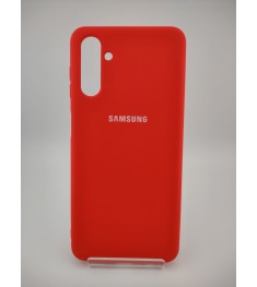 Силіконовий оригінальний чохол 360 з логотипом для Samsung Galaxy A13 5G (червон..