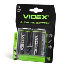 Батарейка Videx LR20 / D (2шт)