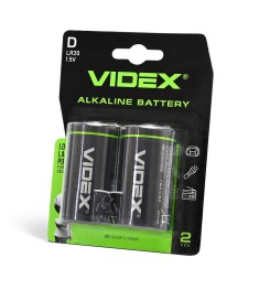 Батарейка Videx LR20 / D (2шт)
