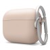 Чохол для навушників Full Silicone Case with Microfiber Apple AirPods Pro (08) Pink Sand