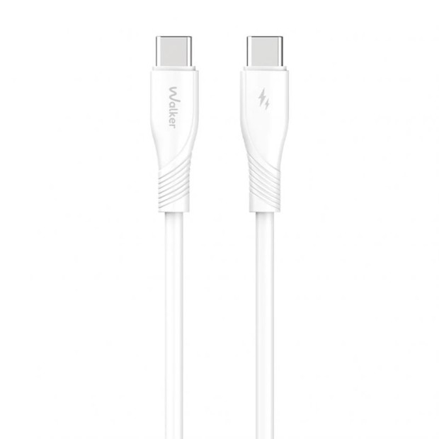USB-кабель Walker C585 60W (1m) (Type-C - Type-C) (Белый)