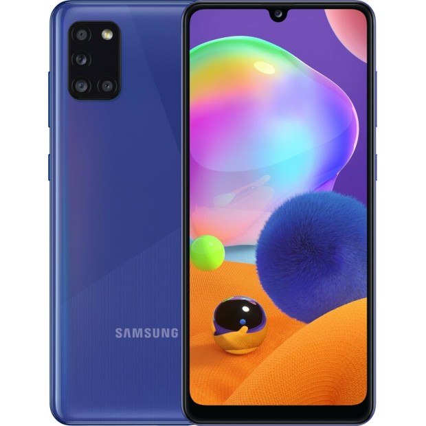 Мобільний телефон Samsung Galaxy A31 4 / 64GB (Синій) (Клас А) 100% Вживаний Мобільний телефон Samsung Galaxy A31 4 / 64GB (Синій) (Клас А) 100% Вживаний
