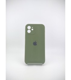 Силіконовий чохол Original RoundCam для Apple iPhone 12 (46) Глибокий Зелений