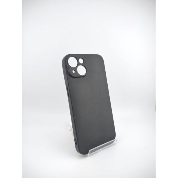 Чохол силіконовий графітовий для Apple iPhone 14 (чорний)