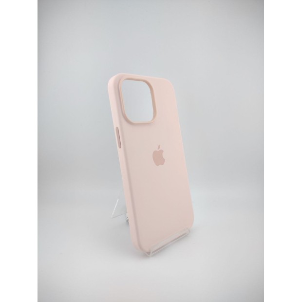 Чехол Silicone Case with MagSafe Apple iPhone 14 Pro Max (Chalk Pink)