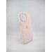 Чехол Silicone Case with MagSafe Apple iPhone 14 Pro Max (Chalk Pink)