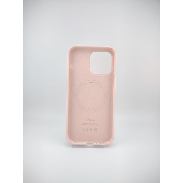 Чехол Silicone Case with MagSafe Apple iPhone 14 Pro Max (Chalk Pink)