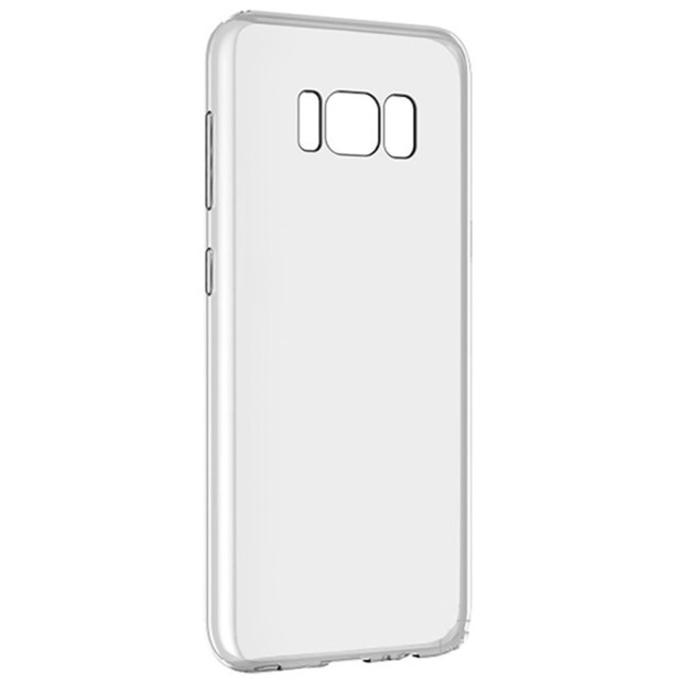 Силіконовий чохол WS для Samsung Galaxy S8 Plus (G955) (прозорий)