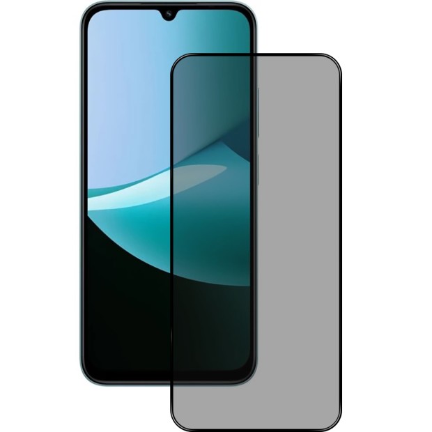 Защитное стекло 5D Privacy HD Xiaomi Redmi 15C 4G Black