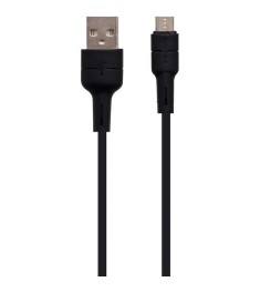 USB-кабель Borofone Silicone BX30 (MicroUSB) (Чёрный)