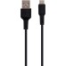 USB-кабель Borofone Silicone BX30 (MicroUSB) (Чорний)