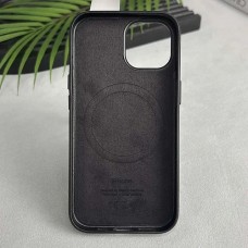 Чехол Leather Case with Magsafe Apple IPhone 15 Pro Max (Black)