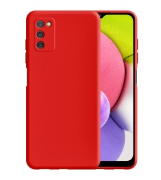 Силикон Original 360 Case Samsung Galaxy A03S (2021) (ShutCam) (Красный)