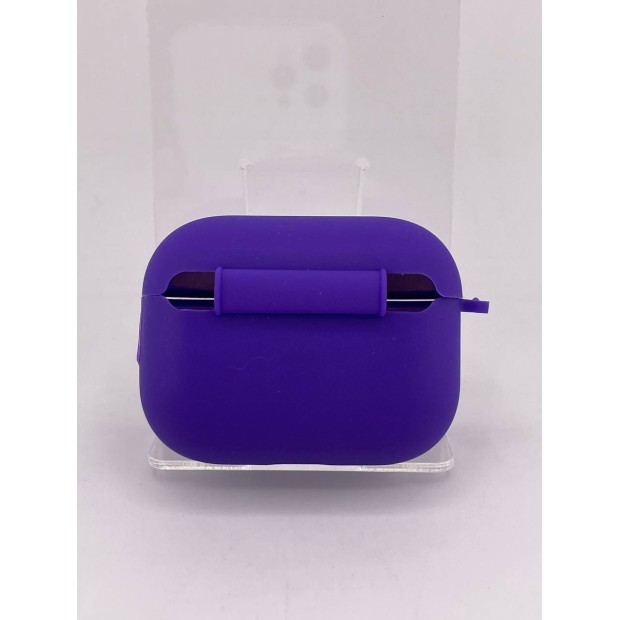 Чехол для наушников Full Silicone Case with Microfiber Apple AirPods Pro 3 (02) Ultra Violet Чехол для наушников Full Silicone Case with Microfiber Apple AirPods Pro 3 (02) Ultra Violet