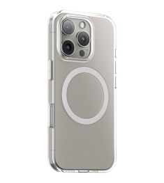 Чохол Blueo Crystal+ Drop Resistance MagSafe для Apple iPhone 16 Pro Max (Прозор..
