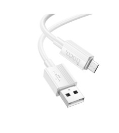 USB-кабель Hoco X107 2.4A (MicroUSB) (Белый)