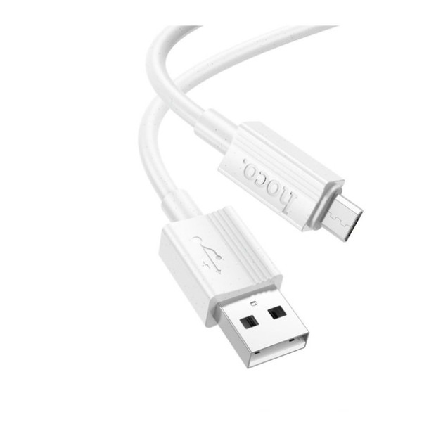 USB-кабель Hoco X107 2.4A (MicroUSB) (Белый)