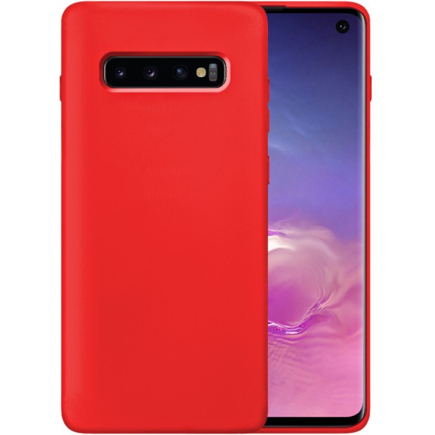 Силіконовий чохол Original 360 для Samsung Galaxy S10 Plus (Червоний)