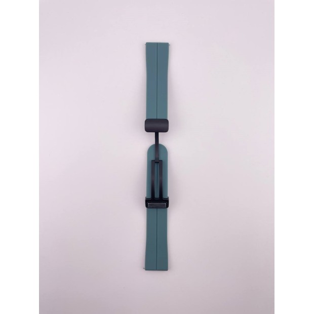 Ремінець для смарт-годинника універсальний Magnetic Clip 22мм (Темно-зелений)