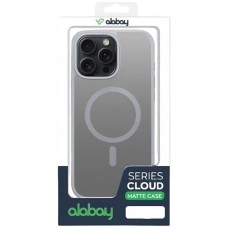 Силиконовый чехол Alabay Cloud Matte Apple iPhone 15 Pro Max (Grey)