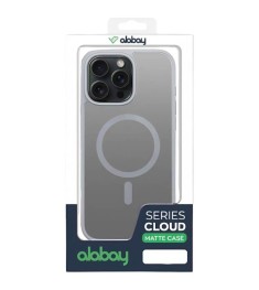 Силіконовий чохол Alabay Cloud Matte для Apple iPhone 15 Pro Max (Сірий)