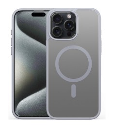 Силіконовий чохол Alabay Cloud Matte для Apple iPhone 15 Pro Max (Сірий)