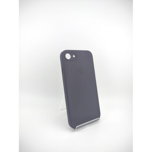 Силіконовий чохол Original Square RoundCam для Apple iPhone 7  /  8  /  SE (2020) Колір: Баклажан
