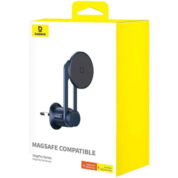 Автодержатель Baseus MagPro Magnetic (Чёрный) C40164100121-00