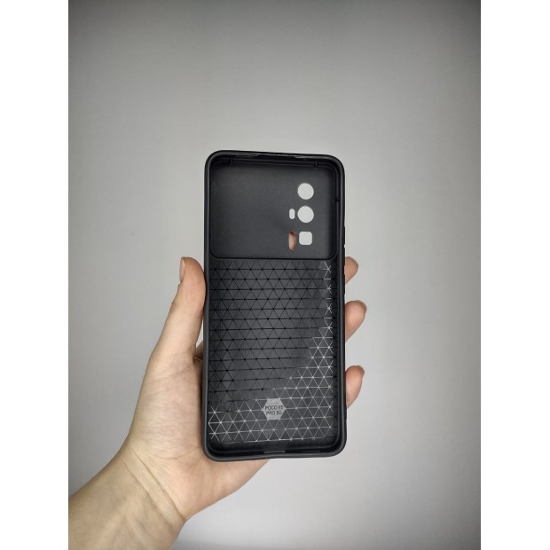 Бронь-чехол Ring Serge Armor Case Xiaomi Poco F5 Pro (ShutCam) (Чёрный)