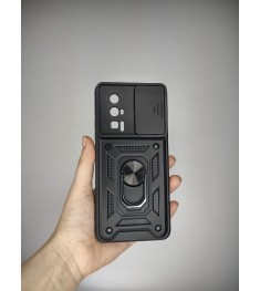Бронь-чехол Ring Serge Armor Case Xiaomi Poco F5 Pro (ShutCam) (Чёрный)