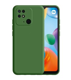 Силикон Original 360 Case Xiaomi Redmi 10C (ShutCam) (Тёмно-зелёный)