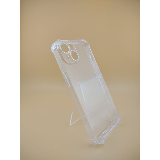 Силікон 6D Apple iPhone 14 (ShutCam) (Прозорий)