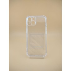 Силикон 6D Apple iPhone 14 (ShutCam) (Прозрачный)