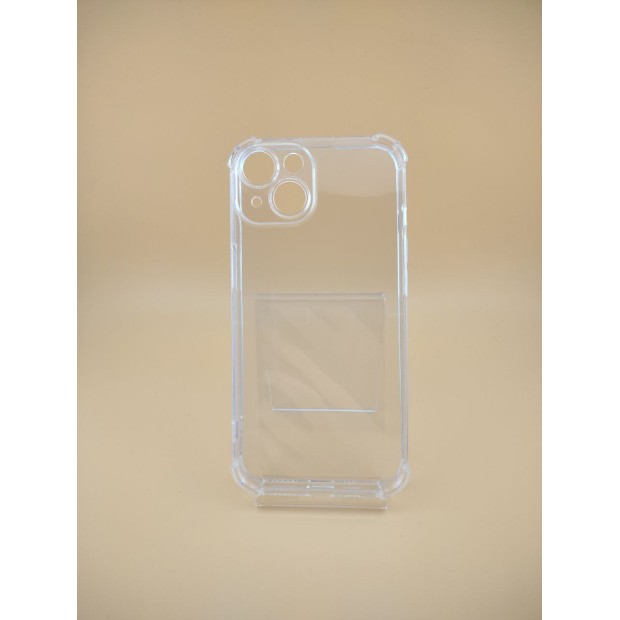 Силікон 6D Apple iPhone 14 (ShutCam) (Прозорий)