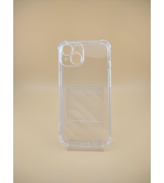 Силікон 6D Apple iPhone 14 (ShutCam) (Прозорий)