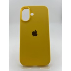Силикон Original Round Case Apple iPhone 16 (13) Yellow Силикон Original Round Case Apple iPhone 16 (13) Yellow