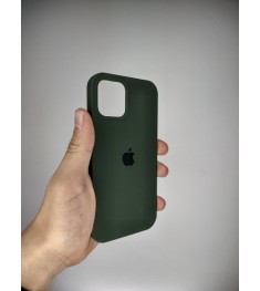 Силикон Original Round Case Apple iPhone 12 / 12 Pro (69) Atrovirens