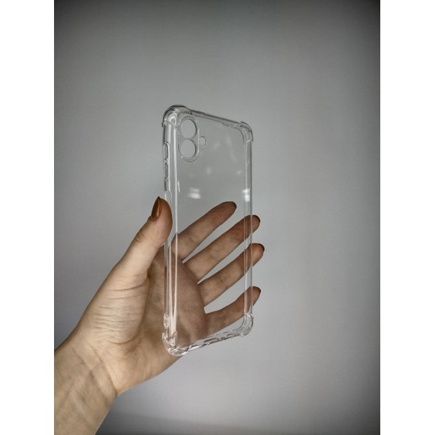 Силікон 6D Samsung Galaxy A04 (ShutCam) (Прозорий)