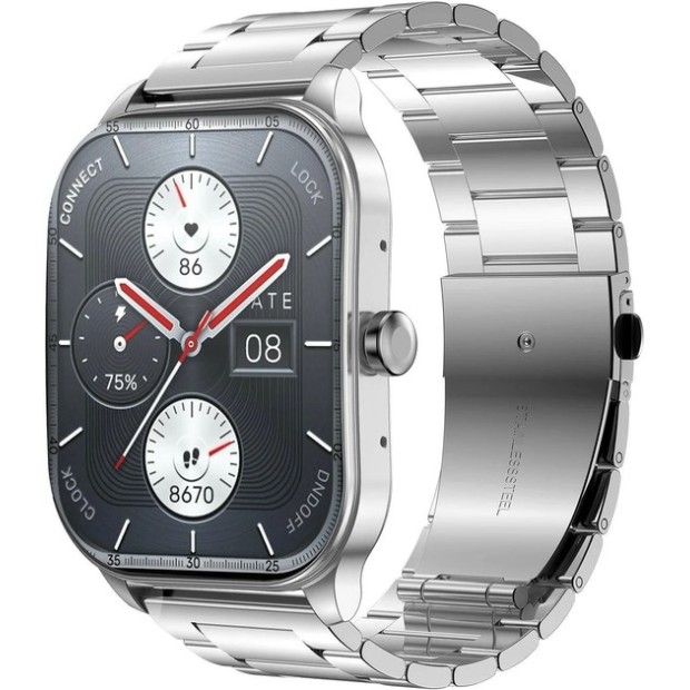 Смарт-часы Xiaomi Amazfit Pop 3S (Silver) (Grade A) DL