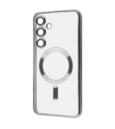 Чохол UMKU Shining з MagSafe для Samsung Galaxy S23 (сріблястий)