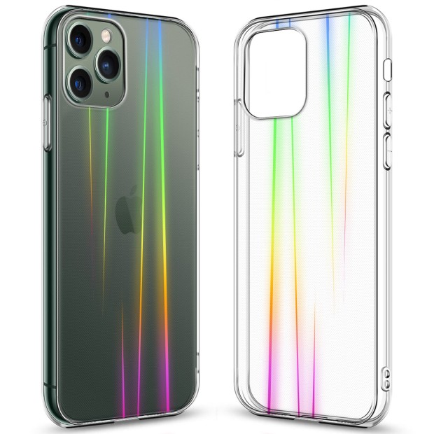 Силикон 3D Gradient Case Apple iPhone 11 Pro (Прозрачный)
