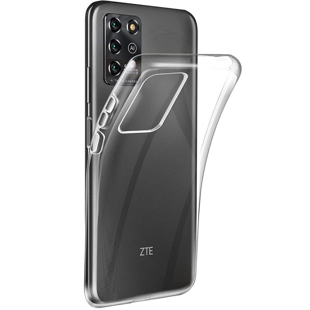 Силикон WS ZTE Blade V30 (Прозрачный)