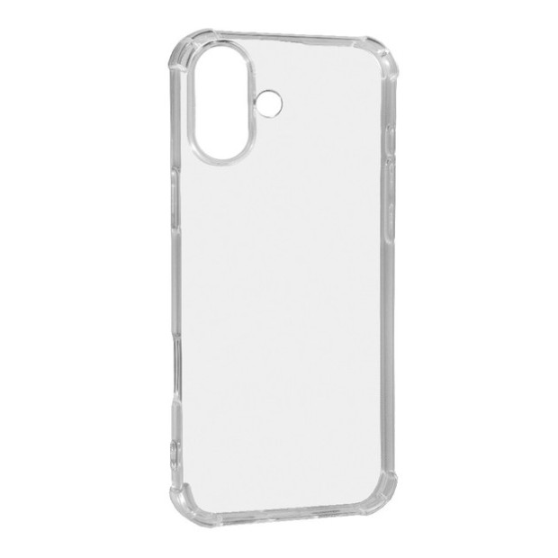 Силикон 6D Apple iPhone 16 (Прозрачный)
