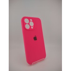 Силіконовий чохол Original RoundCam для Apple iPhone 14 Pro Max (31) рожевий, як у Барбі (уцінка) (Категорія 1)